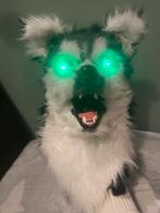 Wolf Masker met Lichtgevende Ogen, Ophalen of Verzenden, Gebruikt, Accessoires