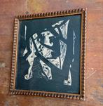 Jan Bertus Heukelom 'de apen' hout litho 1919, Antiek en Kunst, Ophalen of Verzenden