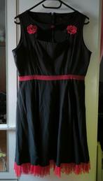 Sourpuss - Jurk Maat XL - Gothic - Goth - Rockabilly - Retro, Kleding | Dames, Zwart, Maat 46/48 (XL) of groter, Ophalen of Verzenden