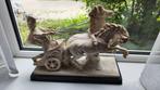 Beeld Romeinse strijdwagen met paarden, Ophalen