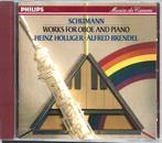 Schumann - CD Works For Oboe And Piano - Holliger / Brendel, Cd's en Dvd's, Cd's | Klassiek, Kamermuziek, Ophalen of Verzenden