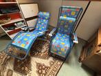 2 camping stoelen, Tuin en Terras, Tuinstoelen, Ophalen of Verzenden, Gebruikt, Aluminium