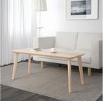 Ikea Lichte houten salontafel - Lisabo zo goed als nieuw, Huis en Inrichting, Tafels | Salontafels, Ophalen, 100 tot 150 cm, 50 tot 75 cm