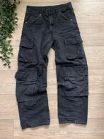 Zwarte cargo broek ZARA, Zara, Zwart, W32 (confectie 46) of kleiner, Ophalen of Verzenden