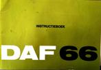 Instructieboekje daf 66 + service boekje 0972 - 516 nl., Ophalen