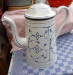 emaille koffiekan/ koffiepot/ theepot Saksisch 3 liter, Antiek en Kunst, Antiek | Emaille, Ophalen of Verzenden