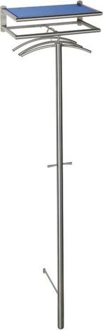 Bony Design staande kapstok rvs met zwart glas (6137-02), Huis en Inrichting, Woonaccessoires | Kapstokken, Ophalen, Gebruikt