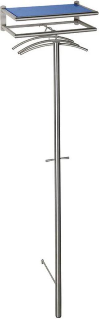 Bony Design staande kapstok rvs met zwart glas (6137-02), Huis en Inrichting, Woonaccessoires | Kapstokken, Gebruikt, Staande kapstok