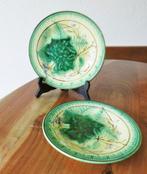 Majolica borden, twee, zeldzaam., Ophalen of Verzenden