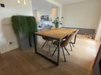 Eettafel set incl stoelen., Huis en Inrichting, Ophalen, 100 tot 150 cm, Teakhout, 50 tot 100 cm