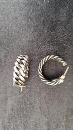 Chain buddha oorbellen, Ophalen of Verzenden, Zo goed als nieuw, Knopjes of Stekers, Zilver