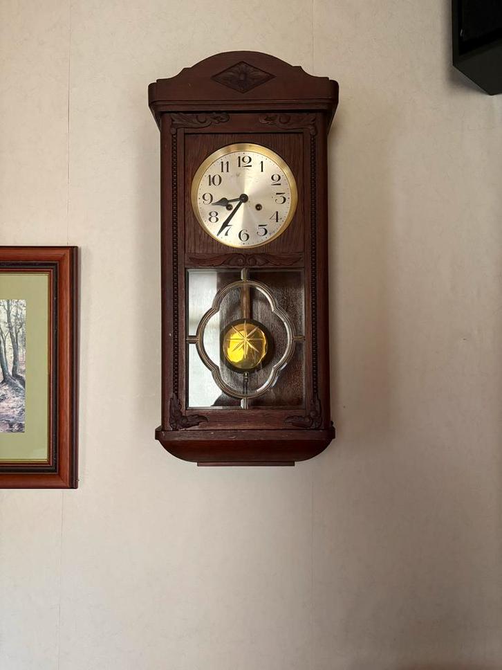 Oude Bim Bam Klok - ca. 100 jaar, Antiek en Kunst, Antiek | Klokken, Ophalen