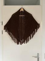 Donker bruine omslagdoek stola nieuw handgemaakt, Kleding | Dames, Truien en Vesten, Ophalen of Verzenden, Nieuw, Maat 42/44 (L)