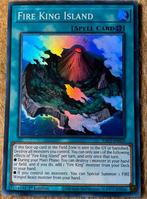Yu-Gi-Oh! Fire King Island RA03 1st Edition !, Verzenden, Zo goed als nieuw, Losse kaart, Foil