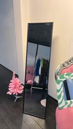 Staande spiegel zwart, Huis en Inrichting, Woonaccessoires | Spiegels, Ophalen, Minder dan 50 cm, Zo goed als nieuw, 150 tot 200 cm