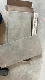 7 vloer tegels beton look grijs, Ophalen of Verzenden, Zo goed als nieuw, Minder dan 5 m², Vloertegels