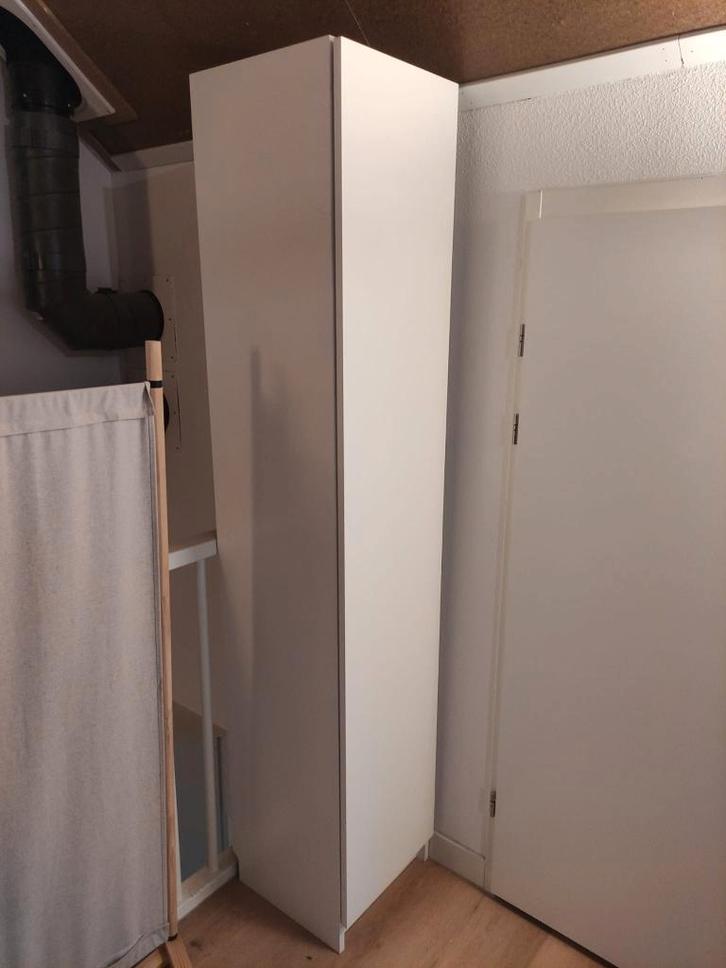 Boekenkast Billy 40x39x202cm met deur Ottebol en spiegel, Huis en Inrichting, Kasten | Boekenkasten, Zo goed als nieuw, Minder dan 50 cm