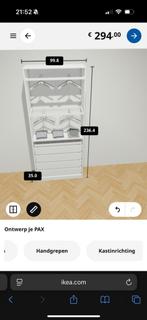 Paxkast te koop., Huis en Inrichting, Kasten | Kledingkasten, Ophalen, 200 cm of meer, 50 tot 100 cm, Zo goed als nieuw