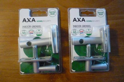 NIEUW AXA Inboor grendel (Buitendeur) 2 stuks., Doe-het-zelf en Verbouw, Hang- en Sluitwerk, Nieuw, Slot, Overige materialen, Ophalen of Verzenden