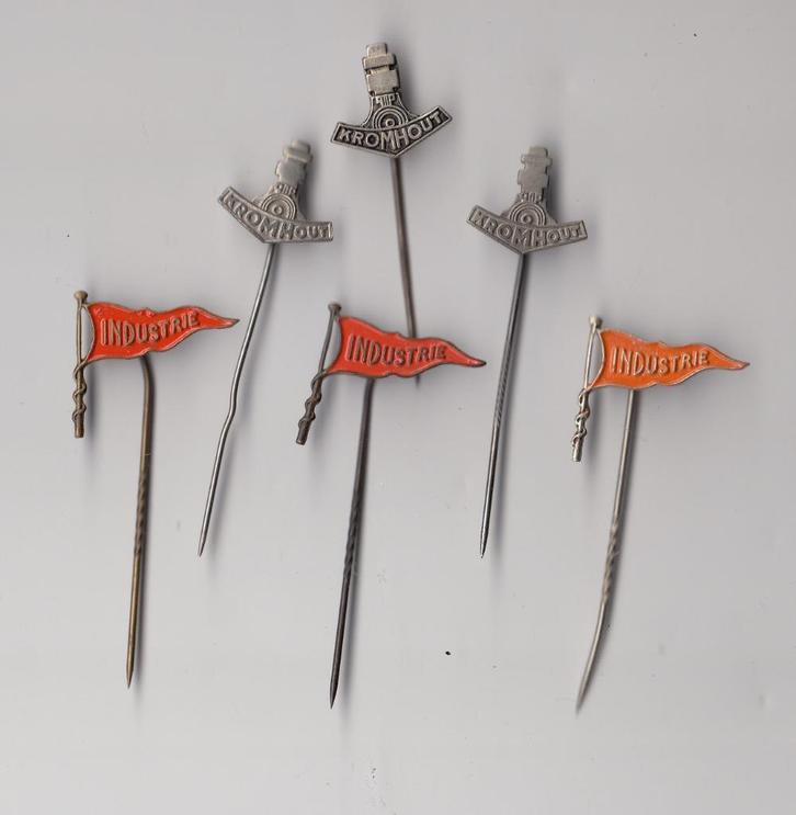 Kromhout en Industrie Dieselmotoren speldjes Scheepvaart, Verzamelen, Speldjes, Pins en Buttons, Gebruikt, Speldje of Pin, Overige onderwerpen