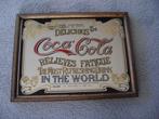 Vintage Coca Cola spiegel 41x30cm met lichte beschadiging, Verzamelen, Ophalen of Verzenden, Huis en Inrichting