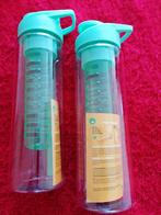2 WATERFLESSEN OOK ALS FRUIT INFUSER (GLOEDNIEUW)., Ophalen of Verzenden, Nieuw