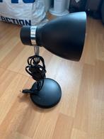 Zwarte metalen tafellamp, Ophalen, Gebruikt, Metaal, Minder dan 50 cm