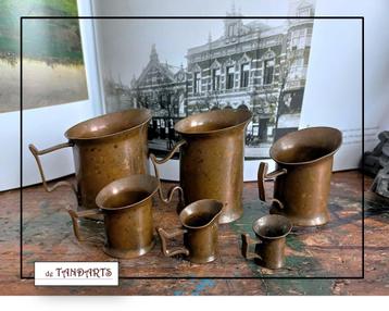 Maatbekertjes J.Kienstra Rotterdam - 1930 – 1950 beschikbaar voor biedingen