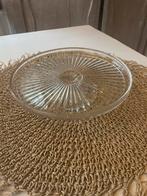 Vintage taartplateau glas ., Ophalen of Verzenden