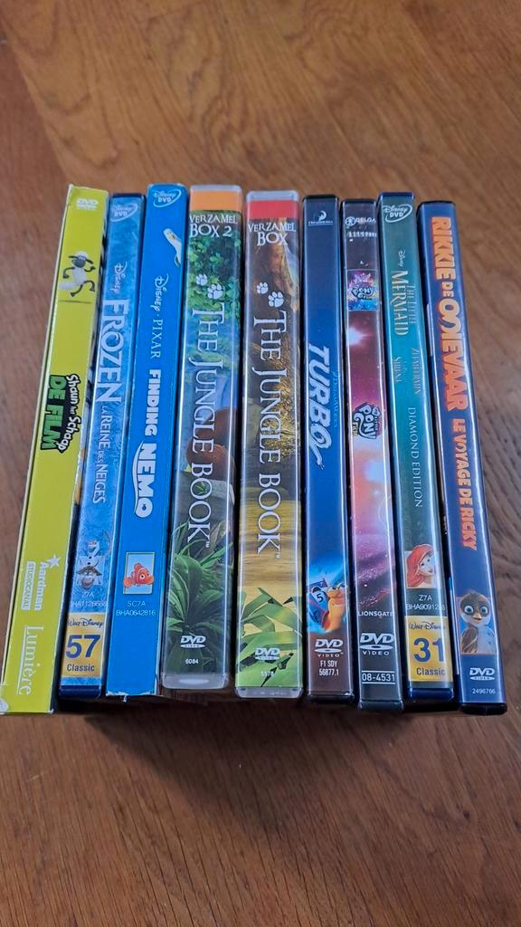 Set van 9 jeugd DVD films (totaal 15 DVD'S), Cd's en Dvd's, VHS | Kinderen en Jeugd, Zo goed als nieuw, Alle leeftijden, Ophalen of Verzenden