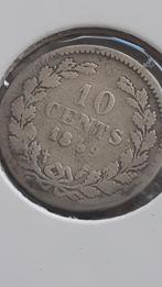 10 cent 1859 willem 3 bodemvondst, Postzegels en Munten, Munten | Nederland, 10 cent, Ophalen of Verzenden, Koning Willem III