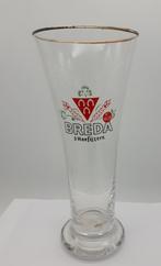 Drie Hoefijzers Breda Bierglas op voet tuitvorm, Verzamelen, Biermerken, Overige merken, Glas of Glazen, Gebruikt, Verzenden