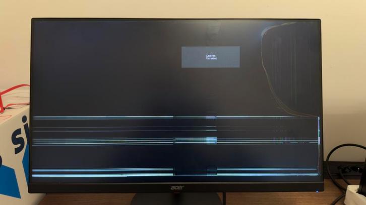 !DEFECT! | Acer Nitro XV270 – 27” 144Hz Gaming Monitor, Computers en Software, Monitoren, Zo goed als nieuw, 101 t/m 150 Hz, DisplayPort