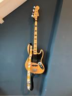Squier by Fender Jazz Bass (Natural) met nieuwe snaren, Muziek en Instrumenten, Ophalen, Zo goed als nieuw, Elektrisch