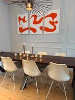 Ikea eetkamer stoelen 6x, Huis en Inrichting, Stoelen, Ophalen, Gebruikt, Wit, Vijf, Zes of meer stoelen