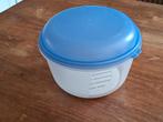 Tupperware slabol 2 liter of ruimtebol met rooster, Huis en Inrichting, Keuken | Tupperware, Ophalen of Verzenden, Gebruikt, Blauw