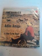 Jim reeves 7inch adios amigo, Cd's en Dvd's, Ophalen of Verzenden, Zo goed als nieuw, Country en Western
