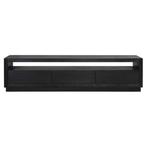 tv dressoir zwart 3 lade model Oakura van Richmond Interiors, Ophalen, Minder dan 50 cm, Overige materialen, Nieuw