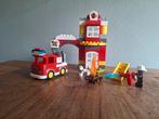 Lego Duplo - Brandweerkazerne, Kinderen en Baby's, Speelgoed | Duplo en Lego, Ophalen of Verzenden, Zo goed als nieuw, Complete set