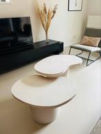 Nieuwe organische coffee table beton cire japandi wabi sabi, Huis en Inrichting, Overige vormen, 50 tot 100 cm, Minder dan 50 cm