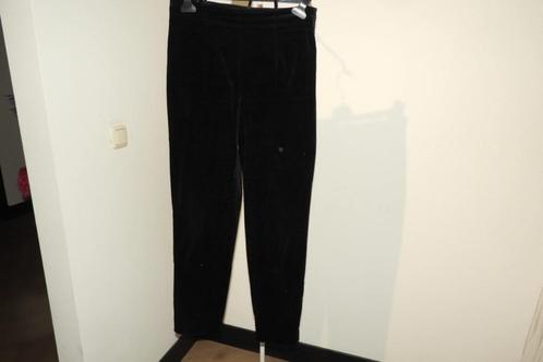 Pauw amsterdam fluweel achtig velourse broek klassiek 40, Kleding | Dames, Broeken en Pantalons, Gedragen, Maat 38/40 (M), Zwart