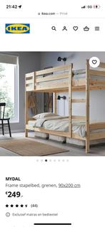Stapel bed van de Ikea, Gebruikt, Ophalen of Verzenden, Hoogslaper, Eenpersoons