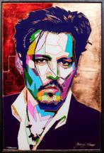 Tonny Baars - Johnny Depp epoxy schilderij uniek, Antiek en Kunst, Ophalen of Verzenden