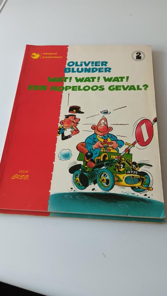 Olivier blunder, Eén stripboek, Ophalen of Verzenden, Gelezen