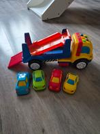 Sleepauto met 4 autootjes, Kinderen en Baby's, Speelgoed | Speelgoedvoertuigen, Ophalen, Zo goed als nieuw