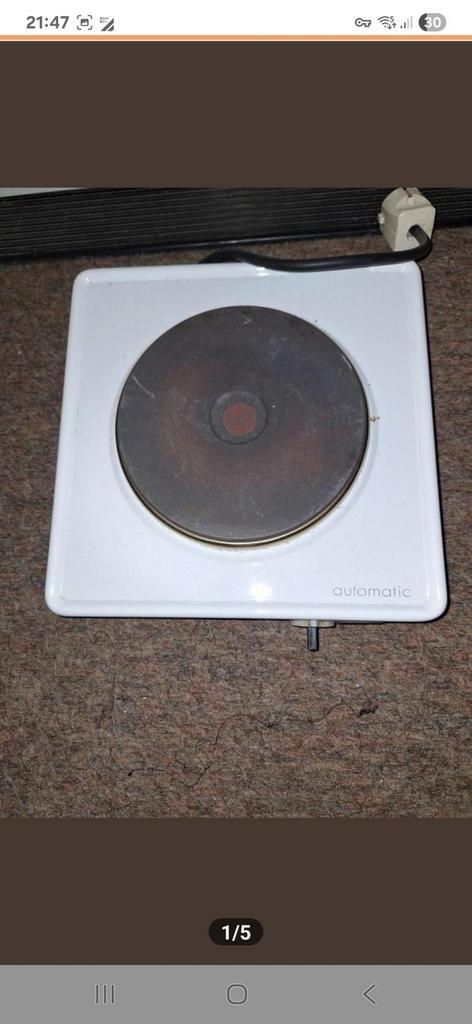 Rommelsbacher Camping Kookplaat 1500W - Defect, Witgoed en Apparatuur, Kookplaten, Zo goed als nieuw, Vrijstaand, Elektrisch, Ophalen of Verzenden