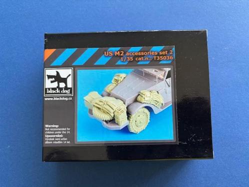Blackdog	T35036	US M2 accessories set 2	1/35, Hobby en Vrije tijd, Modelbouw | Figuren en Diorama's, Nieuw, 1:35 tot 1:50, Verzenden