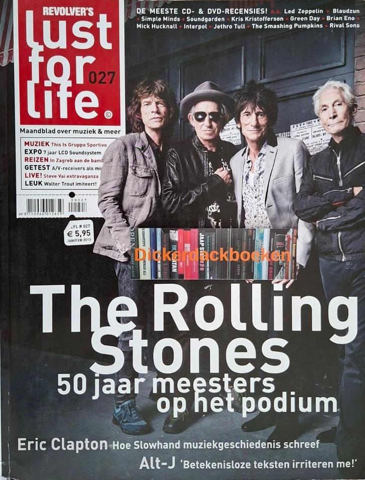 Revolver's Lust For Life Nr 27, jan/ feb 2013; Erik Clapton, Verzamelen, Muziek, Artiesten en Beroemdheden, Gebruikt, Boek, Tijdschrift of Artikel