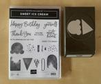 Stampin'Up! Sweet Ice Cream (stempels + pons), Hobby en Vrije tijd, Kaarten | Zelf maken, Ophalen of Verzenden, Nieuw, Overige thema's