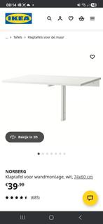 IKEA Norberg Klaptafel - Zelf demonteren!, Huis en Inrichting, Ophalen